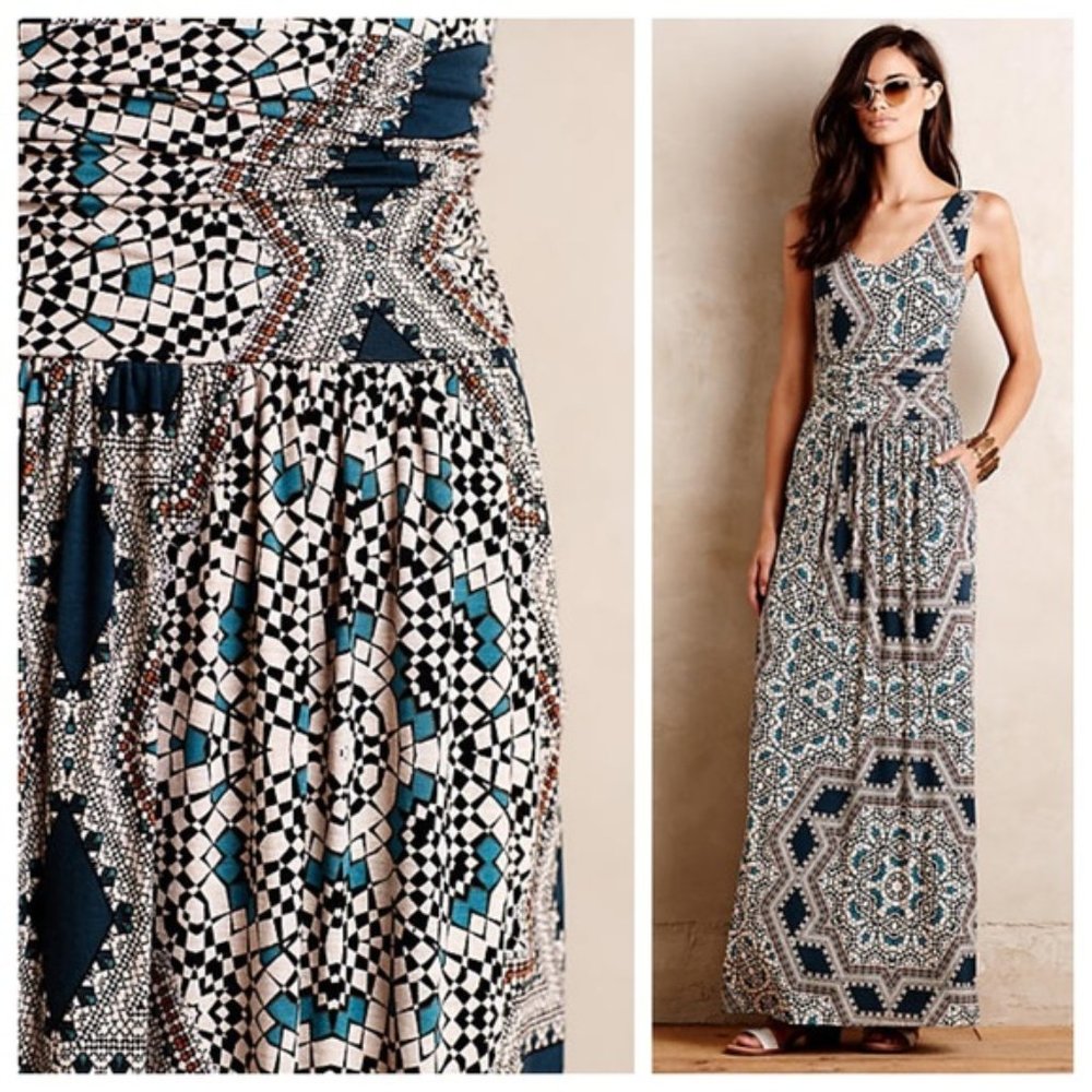 Anthropologie Maeve Jantina Maxi Dress XS